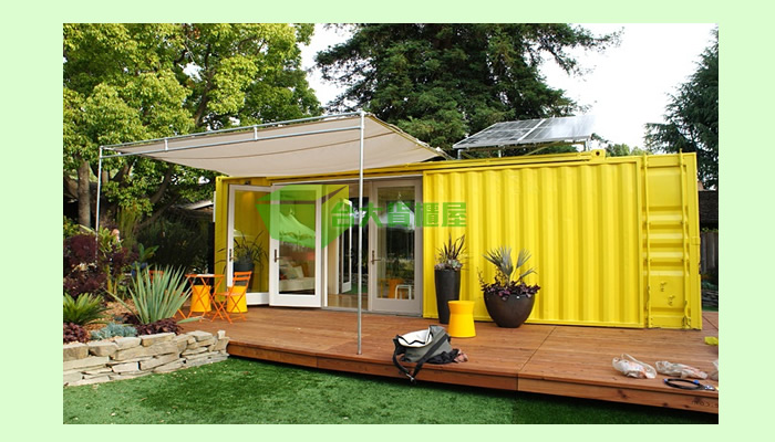 台中貨櫃屋設計改裝案例-豪華渡假貨櫃屋簡易別墅