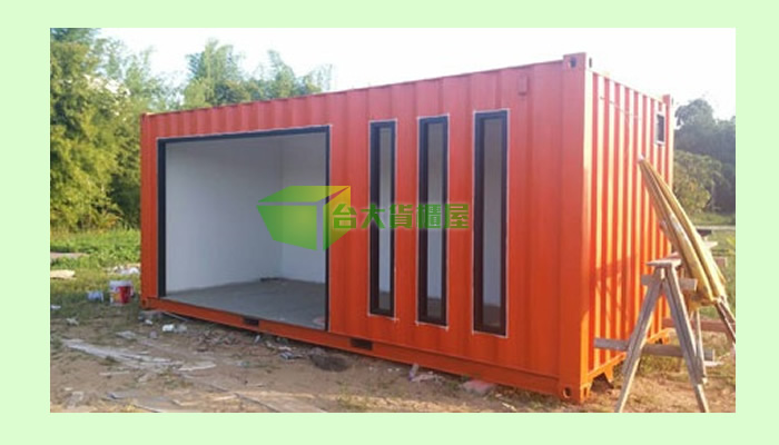 台中貨櫃屋設計改裝案例-渡假簡易農舍